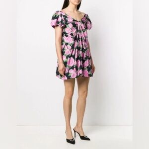 Giuseppe di Morabito floral puffed mini dress